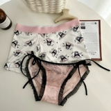 Кружевное нижнее белье для влюбленных, штаны, милые трусы