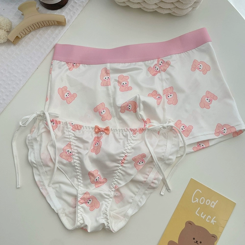 Милый кролик для влюбленных, нижнее белье, хлопковые штаны