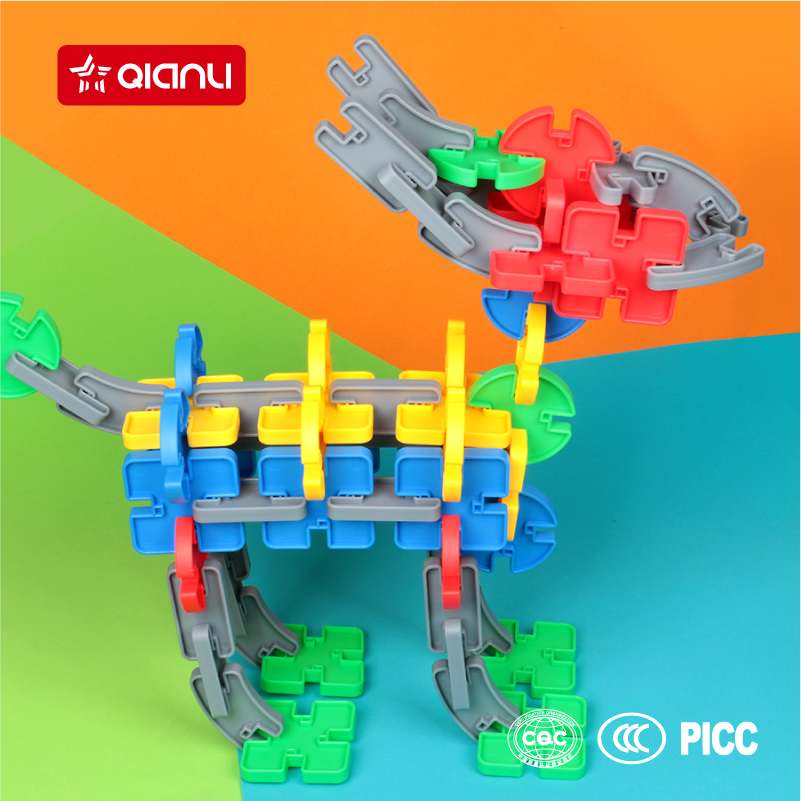 Potential baby puzzle building blocks early education boys plastic plugup toys children's birthday gift plugup construction