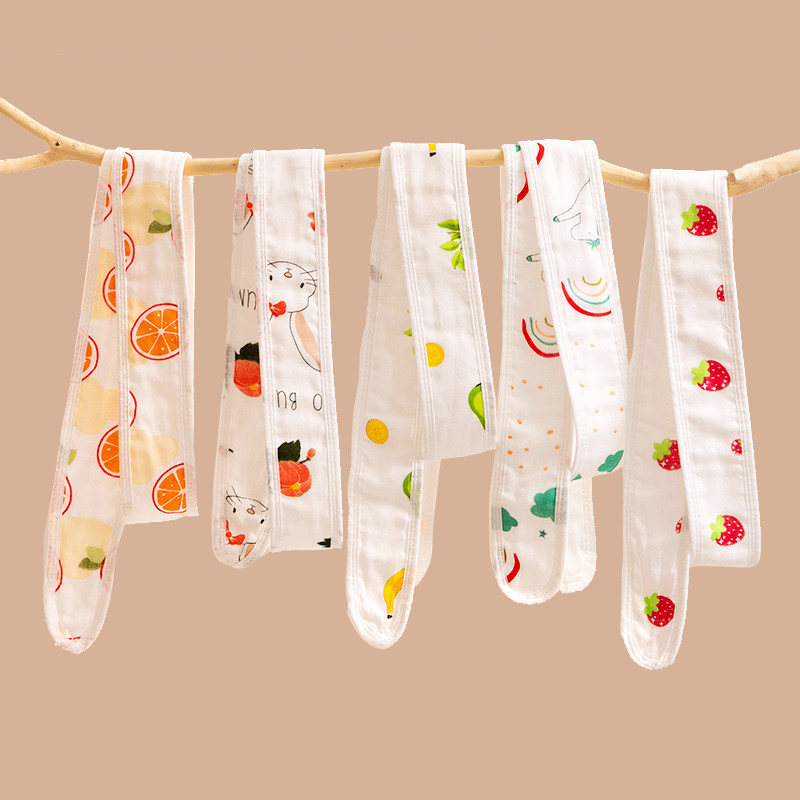 Детская сумка на шнуровке, стеганый ремешок из чистого хлопка, класс а, для новорожденных, мультяшный фиксированный ремень для крепления младенцев, защита от испуга
