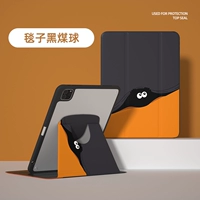 [720 градусов вращающаяся акриловая задняя плана √ анти -покрытая толщина 3 мм √ с слотом для ручки] Одеяло Черный угольный шарик