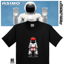 21ILLESTDESIGN imported cotton short sleeve T-shirt tide ASIMO ASIMO motorcycle modification culture