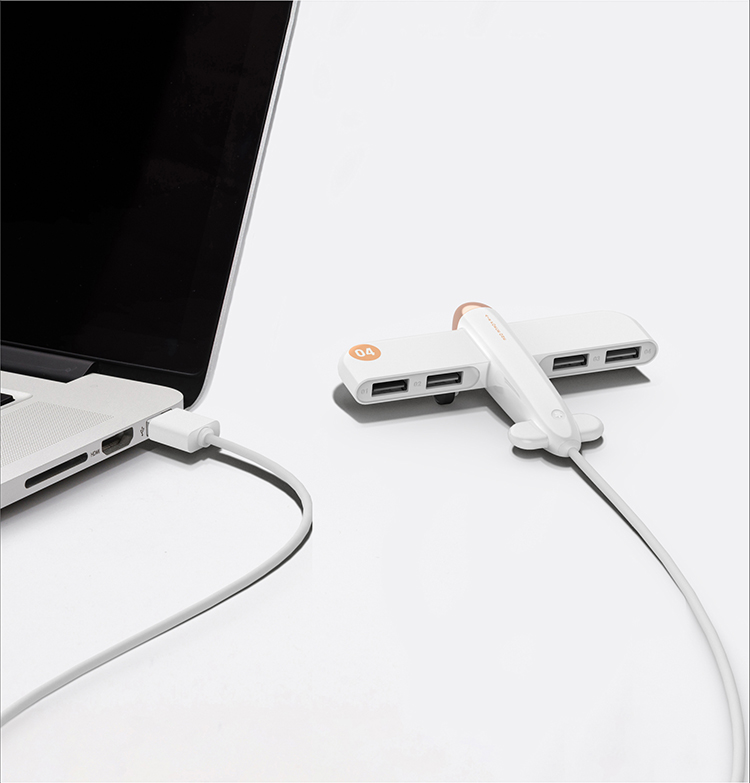 Creative Desktop Hub Một tới bốn máy bay đa giao diện hub usb mở rộng splitter máy tính xách tay - USB Aaccessories cáp sạc usb