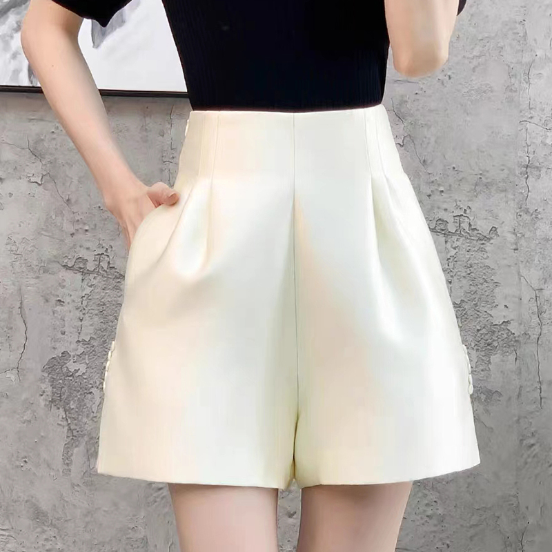 Women's Summer Shorts 2026 New High-Waisted Plus Size Slimming Petite Versatile Black A-Line Casual Shorts Women's Summer Shorts 2026 New High-Waisted Plus Size Slimming Petite Versatile Black A-Line Casual Shorts