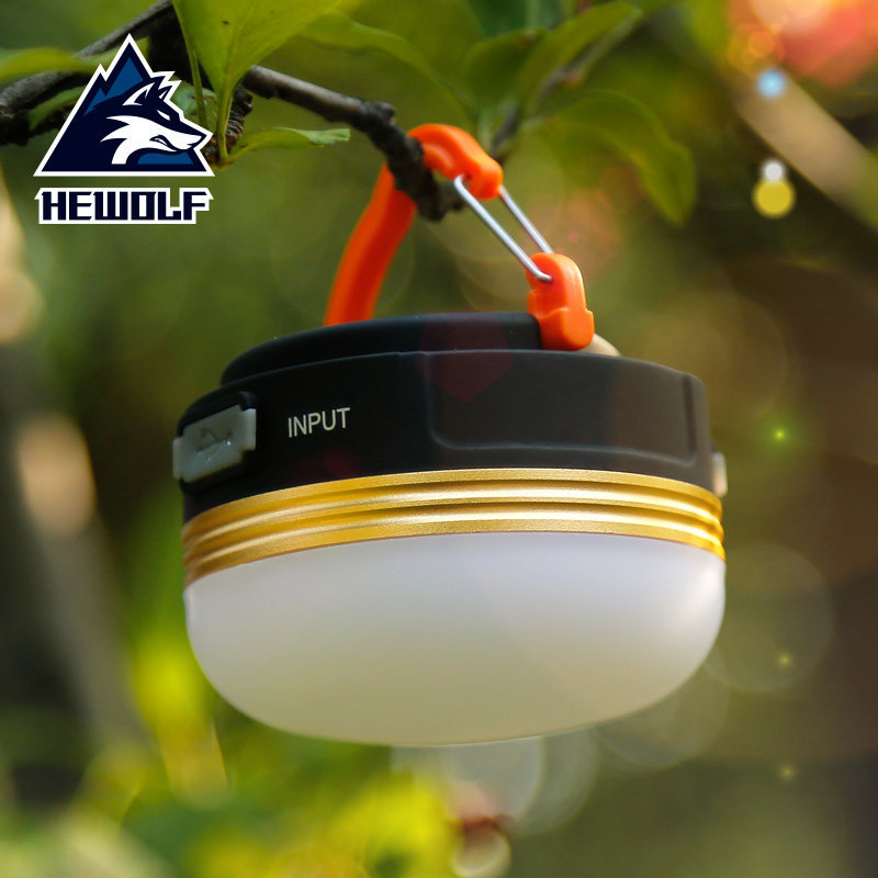 Male Wolf Outdoor Lighting Ultra Bright Multifunction Camping Light Camp Light USB Tent Light Camping Light Led Rechargeable