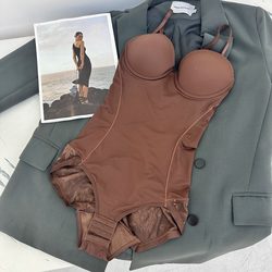 브래지어 원피스 바디 모양의 복장 복부와 허리