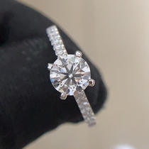 1 15 karat H color VS clarity VG cut natural diamond ring 18K platinum diamond ring can be re-inspection