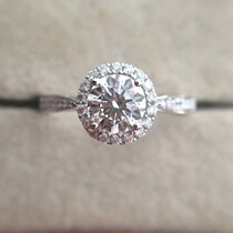 1 003 karat IJ color VS1 clarity EX cut natural diamonds nv jie married engagement ring can be re-inspection