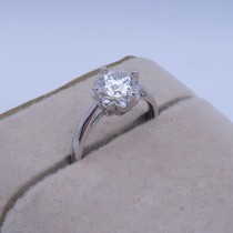 1 227 karat FG color SI clarity VG cut natural diamonds nv jie 18K gold diamond ring support re-inspection