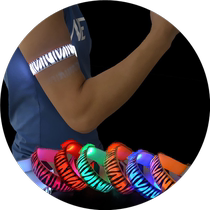 Luminous armband night running light outdoor sports night running cycling flash safety warning light charging wrist light bracelet