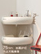 Bathroom Storage Rack, Bathroom Toilet Washbasin Wall-Mounted, No-Drill Wall-Mounted Shower Gel Storage Shelf