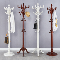 European-style coat rack landing solid wood hanger bedroom household clothes rack hanging clothes rack wooden hanger