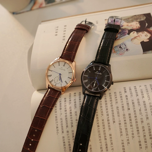 LSVTR Брендовые ретро мужские часы подходит для мужчин и женщин для влюбленных, кварцевые часы, популярно в интернете, простой и элегантный дизайн