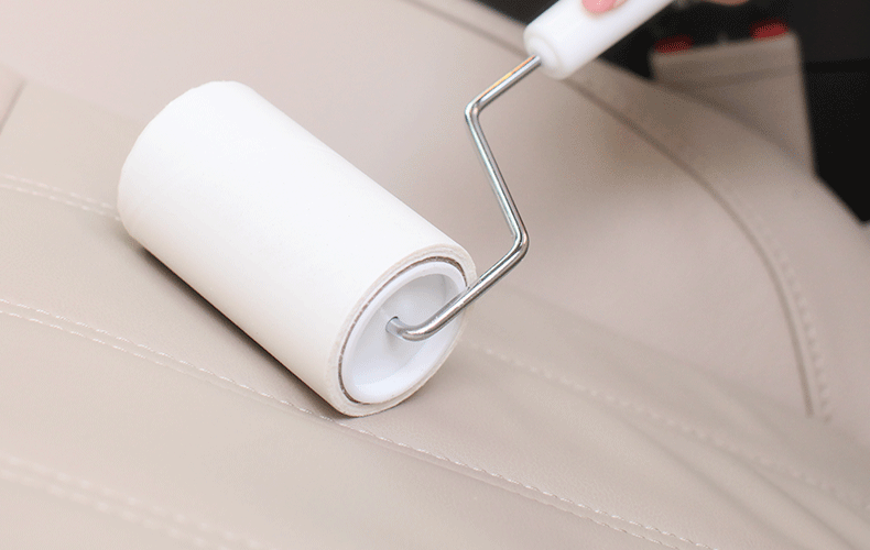 Xiao Meng chính 8cm tóc dính có thể xé quần áo quần áo hút con lăn dính giấy tẩy lông nhúng tóc chải tóc - Hệ thống giá giặt cuộn lăn bụi quần áo