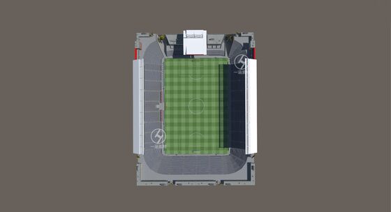 Unity3D Large-Scale Football Stadium Sports Venue Scene Model Football Pack