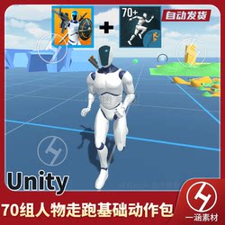 Unity Character Walking, Running, and Standby Basic Action Pack Animation Core Locomotion Pack 1.0