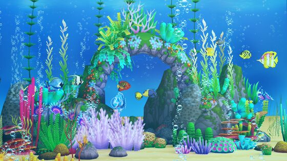 Unity Underwater World Coral Reef Underwater Plant Environment Scene Model Aquarium Fishing Game Decoration