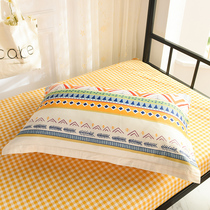 Cotton pillowcase single cotton pillowcase one pair of Pat 2 pillowcase one single pillow 48 * 74cm