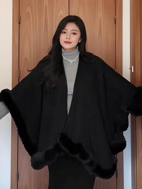 Large size 2-300 Jin Jin is equal to 0.5 kg. Slightly fat mm winter three-piece suit with temperament, new high collar bottoming, Korean style shawl fishtail skirt