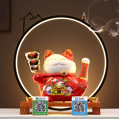 Shake Hand Fuck Cat Disploy Creative Open Gift Practical Store Store Collection Silver Collection Тайвань QR -код неожиданный