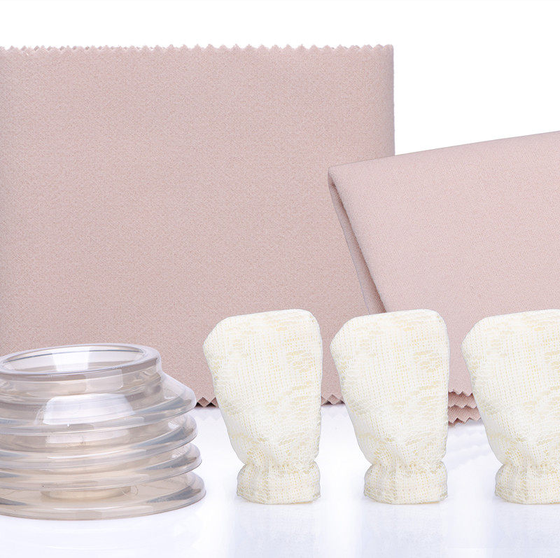 Kaiyan Beige piano small four-piece combination piano keyboard Ni Rub piano cloth Lace Pedal set foot pad