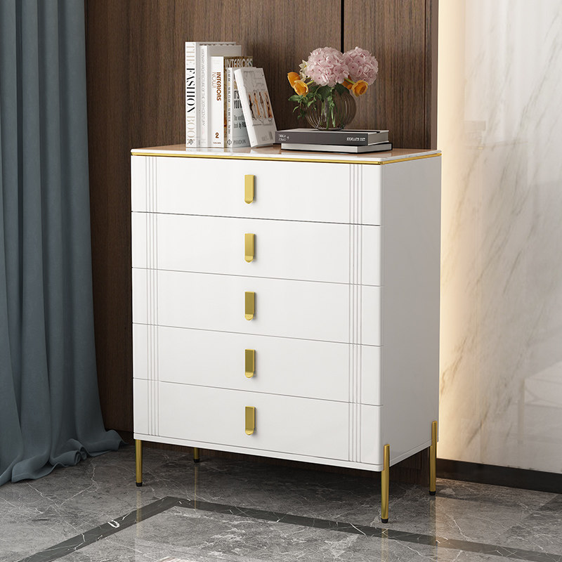 Modern Light Lavish Bucket Cabinet Large Capacity Home Six Bucket Closet Bedroom Leaning Against Wall Drawer Containing Cabinet Four Bucket Five Bucket Cabinets