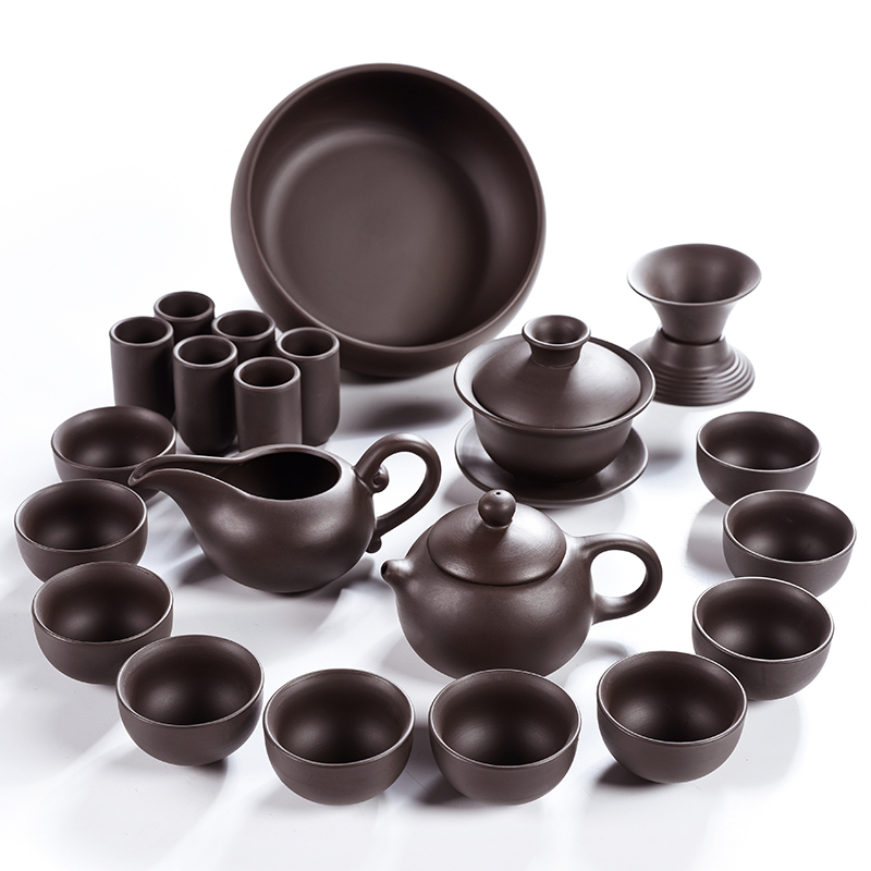 Beauty cabinet undressed ore violet arenaceous kung fu tea set home office tea cups restoring ancient ways xi shi teapot gift boxes