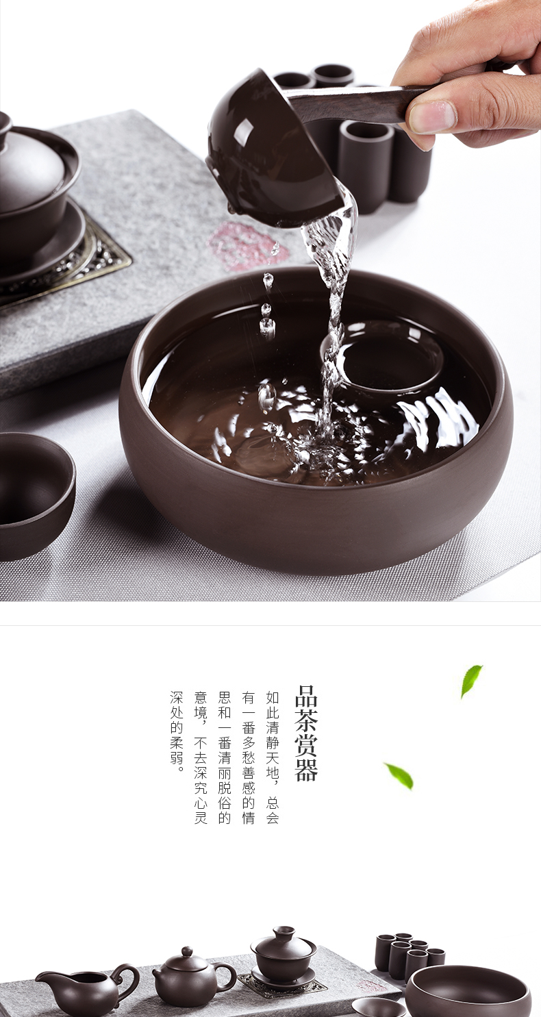 Beauty cabinet undressed ore violet arenaceous kung fu tea set home office tea cups restoring ancient ways xi shi teapot gift boxes