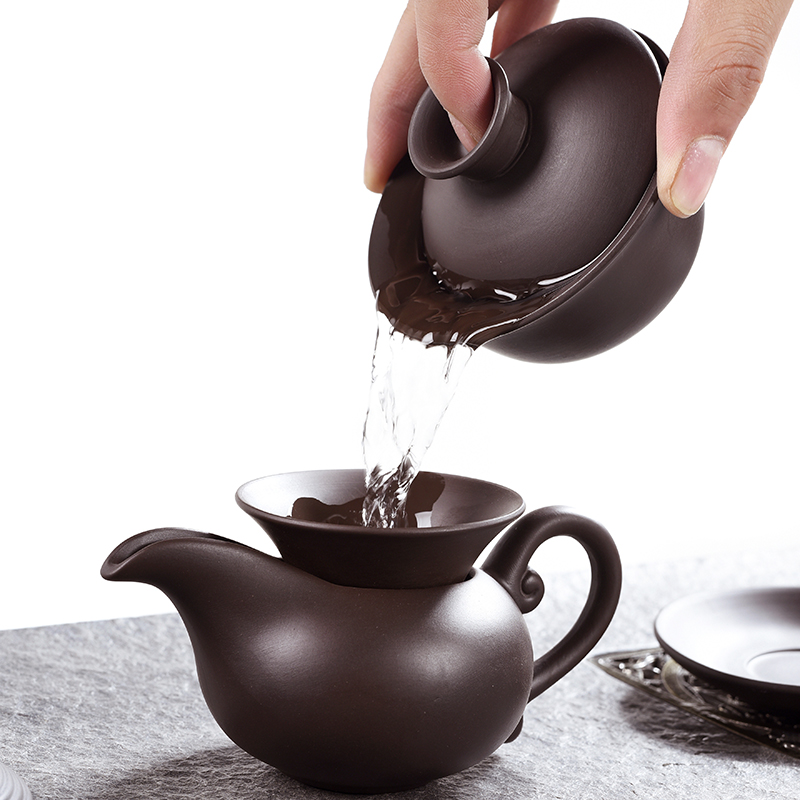 Beauty cabinet undressed ore violet arenaceous kung fu tea set home office tea cups restoring ancient ways xi shi teapot gift boxes