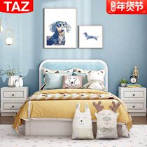 Adolescents 1 2 m children Boys single pouch high box bed 1 5 meters child chu wu chuang student bed