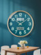 Light Luxury Luminous Radio Wave Clock, Wall Clock, Living Room Clock, Wall-Mounted Clock, Home Modern Quartz Clock, Simple Design