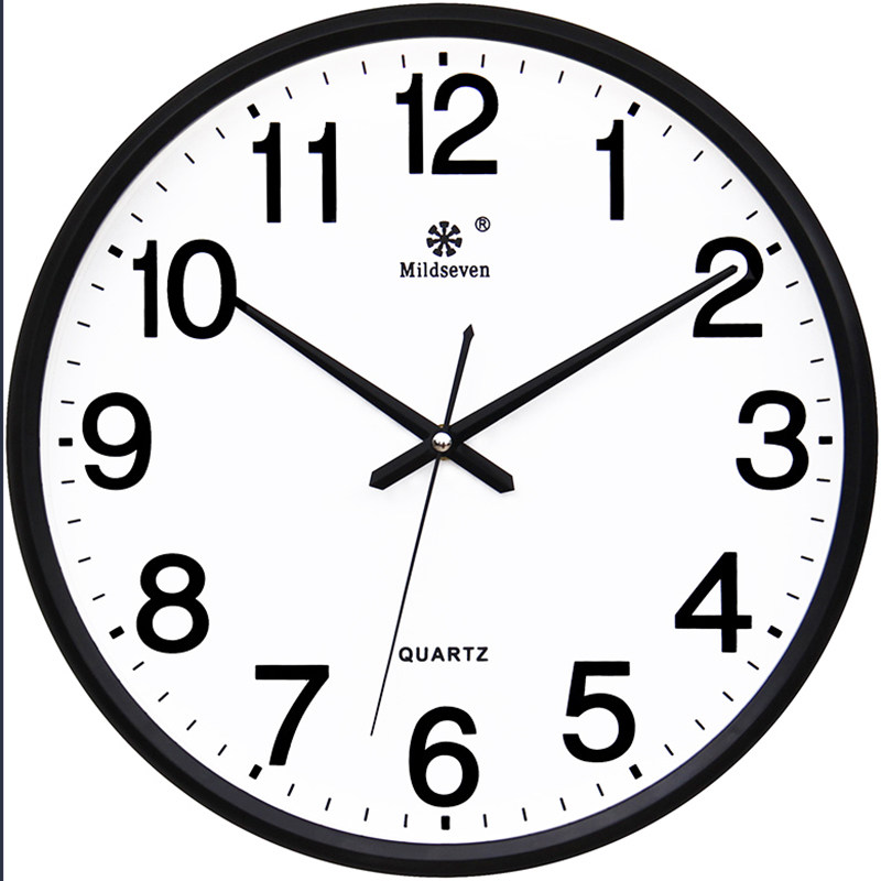 Watch hanging wall clock living room mute fashion quartz clock Wall