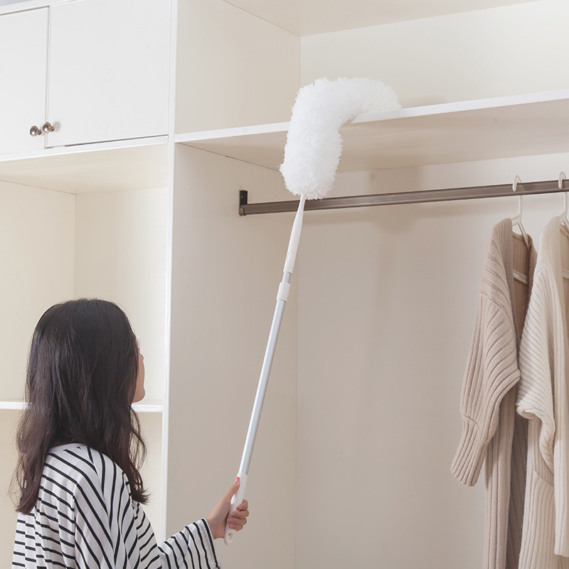 Japanese chicken feather squeegee household retractable cleaning Zenzi cleaning tool sweeping dust cleaning artifact dusting duster