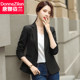 White small suit jacket women's spring and autumn 2022 new Korean version of the slim short section small casual thin section suit summer