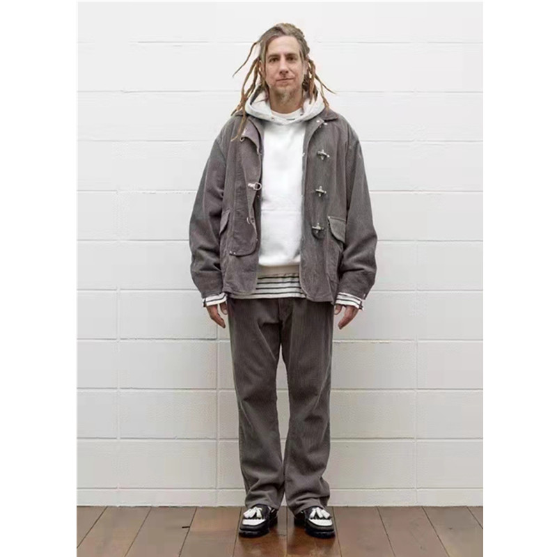 Japan UNUSED NO 30 LAMP CORE SUEDE RETRO HUNTING JACKET TURD COLLAR MALE COAT JAPAN SYSTEM