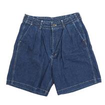 Spot KURO HIGH WAIST DENIM TWO TUCK SHORTS