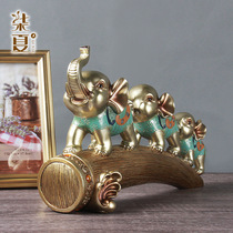Modern simple hand-painted elephant porch ornaments creative home accessories wine cabinet living room TV cabinet crafts