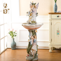 Creative American soft clothes floor water fountain European ornaments home accessories beauty salon decorations health club