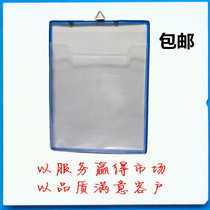 Wall-mounted file bag suspended file case PVC transparent file bag box file bag