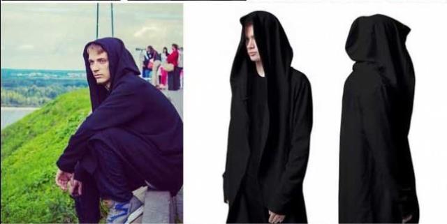 Người đàn ông bóng tối với Darker phù thủy hat cardigan áo len kích thước lớn dài tay áo mùa thu và áo khoác mùa đông nam giới và phụ nữ hoodie trắng