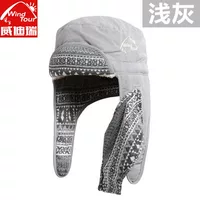 Светлостная серо -фэн -шляпа Интенсивная модель