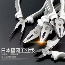 Fukuoka industrial grade wire clamp clamp multifunctional pointed clamp tiger clamp Japanese imported technical electrician slash clamp