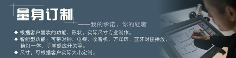 Gương hợp kim nhôm xoay gương sàn gương gương kép lưu trữ phù hợp gương gương tủ lưu trữ gương vanity gương - Gương gương soi toàn thân có đèn