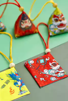 Dragon Boat Festival sachet Sachet diy material bag Empty bag Ancient style rice dumplings Lucky bag Wormwood Traditional Chinese medicine mosquito repellent Purse pendant