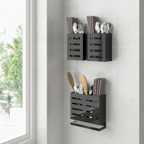 Household stainless steel chopsticks tube kitchen shelf wall hanging chopsticks cage hanging chopsticks basket drain tableware storage rack