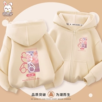 [Мягкая кожа -приятная кардиганская куртка] Mi -phite Cherry Blossom x_ Cherry Blossom Bear