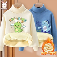 Флисовый свитер, динозавр, мультяшный скейтборд, 2 шт