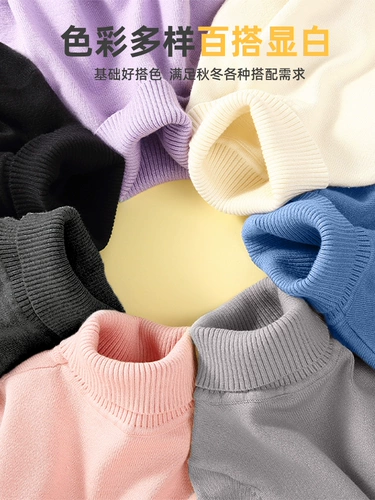 Флисовый демисезонный свитер, детское зимнее термобелье, базовый приятный телу утепленный пуховик, высокий воротник