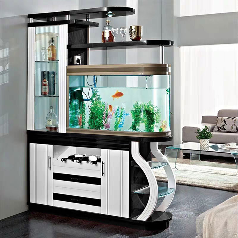 Living room with fish cylinder partition cabinet minimalist with modern room cabinet Cabinet Screen Cabinet Multifunction Dining Room Wine Cabinet Entrance Into The House Of The House
