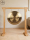 Natural Space Solid Wood Gong Stand Yoga Meditation Healing Copper Gong Opening Gong Wooden Stand Copper Gong Bracket Hanging
